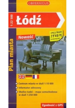Łódź Plan miasta 1:22 500