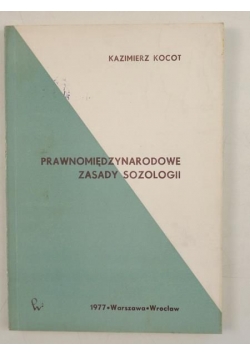 Prawnomiędzynarodowe zasady sozologii