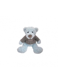 Miś Gaston miętowy w sweterku 20 cm