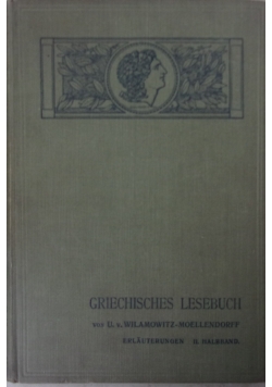 Griechisches Lesebuch, 1909 r.