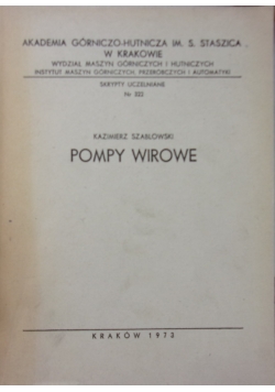 Pompy wirowe + autograf Szablowskiego