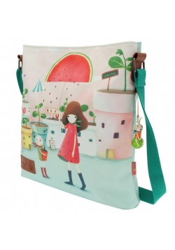 Torba na skos z nadrukiem - Melon Showers