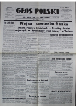 Głos Polski nr 5 1939 r.