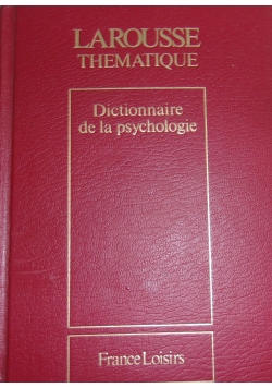 Dictionnaire de la psychologie