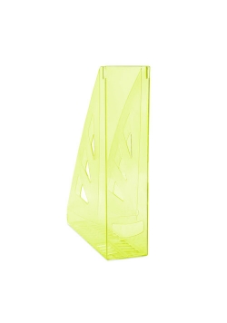 Pojemnik na dokumenty ażurowy A4 transparentny żółty Office Products