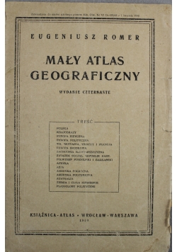 Mały atlas geograficzny 1949 r.