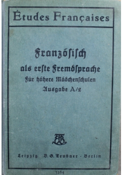 Etudes Francaises 1933 r