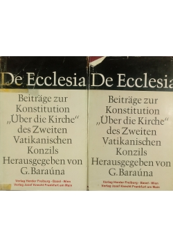 De Ecclesia ,zestaw 2 książek