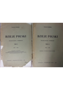 Dzieje Polski. Tomy I i II, 1938 r.