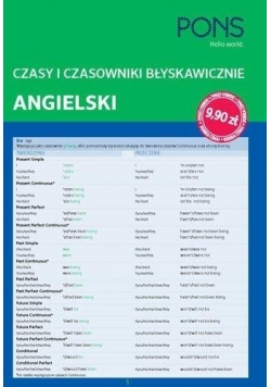 Czasy i czasowniki błyskawicznie. Angielski PONS