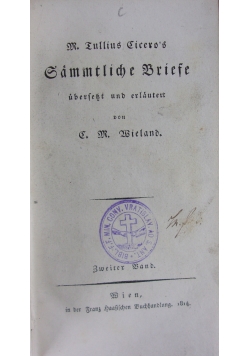 Cammtliche Briefe 1814 r.