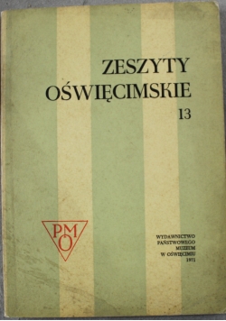 Zeszyty oświęcimskie 13