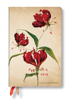 Kalendarz książkowy Gloriosa Lily Mini Day-at-a-Time 2019