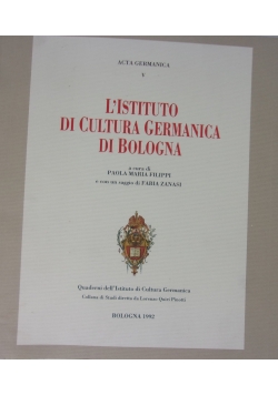 L Istituto Di Cultura Germanica Di Bologna