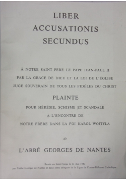Liber Accusationis Secundus
