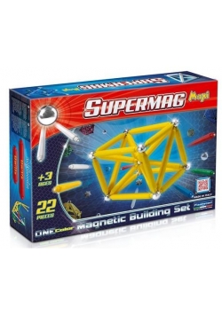Klocki konstrukcyjne. SupermagMaxi One Color 22