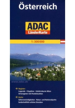 LanderKarte ADAC. Austria 1:300 000 mapa