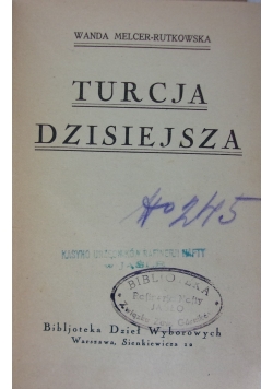 Turcja Dzisiejsza,1925r.