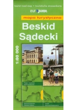 Beskid Sądecki - mapa turystyczna
