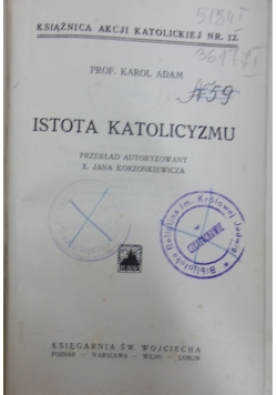 Istota katolicyzmu
