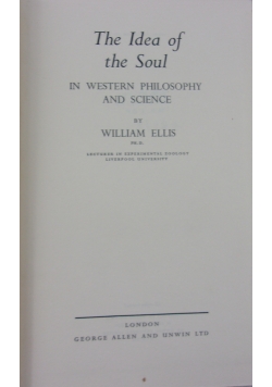 The Idea of the Soul, 1940 r.