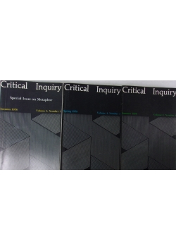 Critical inquiry 3 numery
