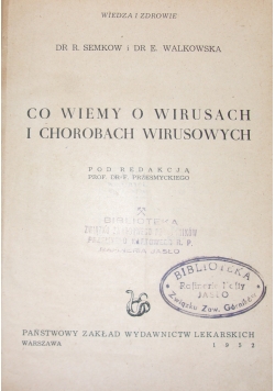 Co wiemy o wirusach i chorobach wirusowych