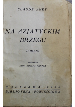 Na azjatyckim brzegu 1928 r