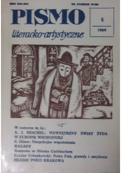Pismo literacko-artystyczne 5/1989