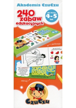 Akademia CzuCzu dla dzieci od 4-5 lat 240 zabaw edukacyjnych