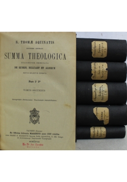 Summa Theologica 6 tomów 1928 r.