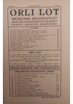 Orli lot nr 10, 1929 r.