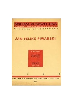 Jan Feliks Piwarski, 1950r.