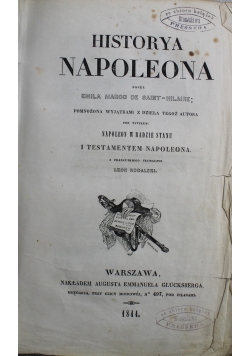 Historya Napoleona 1844 r