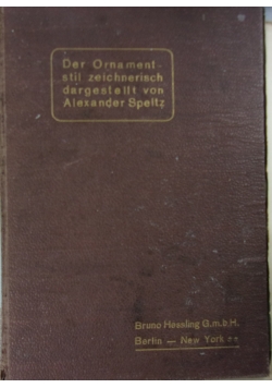 Der ornamentstil, 1912 r.