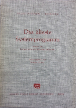 Das alteste Systemprogramm