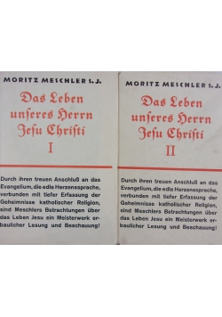 Das Leben unferes Derrn Jefu Chrifti, tom I - II, 1939 r.