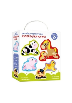 CzuCzu Puzzle progresywne Zwierzątka na wsi