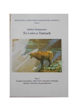 To i owo o Tatrach , Tom - III