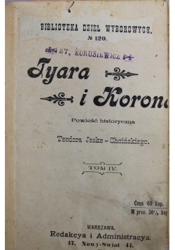 Tyara i Korona Tom IV 1900 r