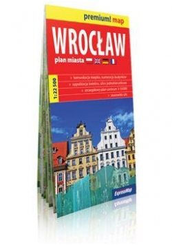 Premium! map Wrocław 1:22 500 plan miast