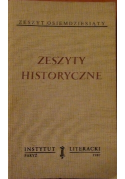 Zeszyty Historyczne Zeszyt 80