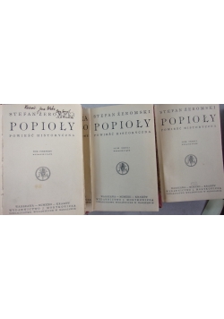 Popioły - 3 tomy