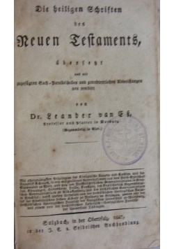 Die heiligen Schriften des nueun testaments, 1847r.