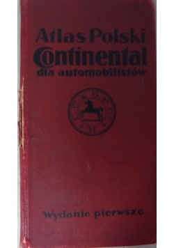 Atlas Polski Continental Dla Automobilistów, 1926 R.