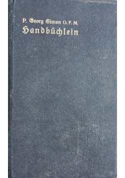 Handbuchlein fur Franziskuskinder, 1940r.