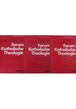 Forum Katholische Theologie,Zestaw 3 książek