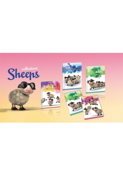 Brulion A4/96K kratka 1067 Sheeps (5szt)