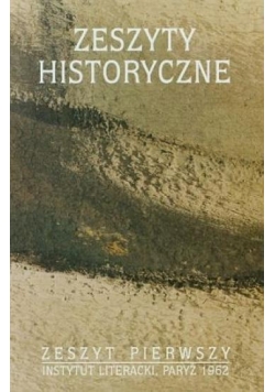 Zeszyty historyczne I reprint z 1962