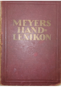 Meyers handlexikon, 1921 r.